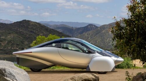 Aptera's Solar Electric Vehicle at the Consumer Electronics Show (CES) 2025